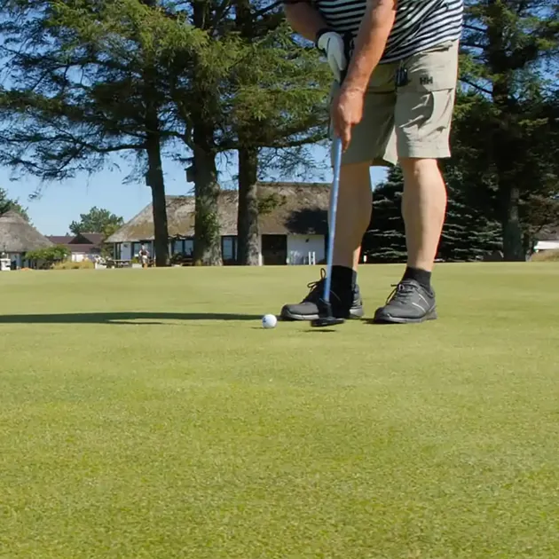 Hvidbjerg Strand Camping Resort Blaavand Golf Bane Green