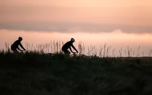 Hvidbjerg Strand Camping Resort Mountainbike Aften