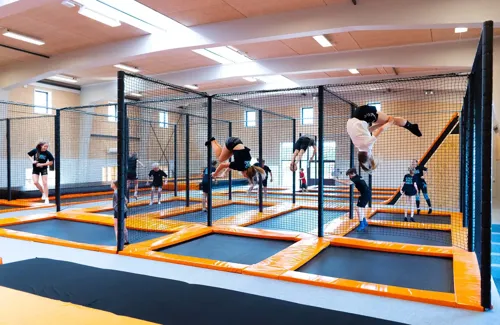 Hvidbjerg Strand Camping Resort Play City Trampolincenter Overblik