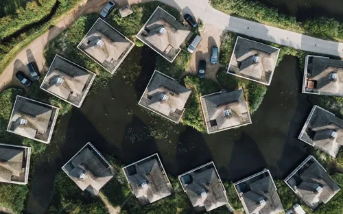 Hvidbjerg Strand Camping Resort Blaavandshuk Fyr Fiskerhus Drone