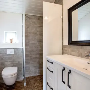 Hvidbjerg Strand Camping Resort Westernbyen Westernhytte Toilet