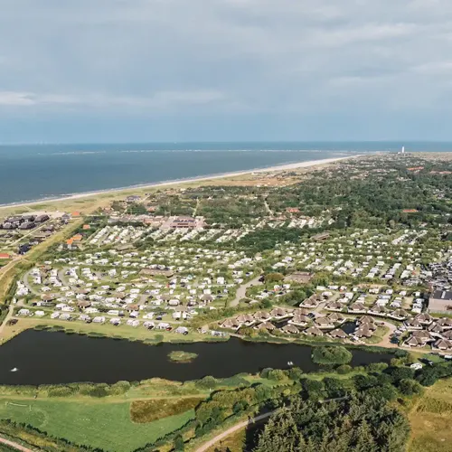 Hvidbjerg Strand Camping Resort Blaavandshuk Fyr Drone Overblik