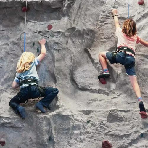 Hvidbjerg Strand Camping Resort Play City Legeland Klatrevaeg